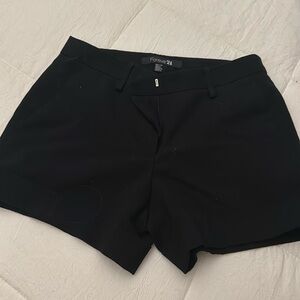 Black forever, 21 going out dressy formal shorts size extra small
